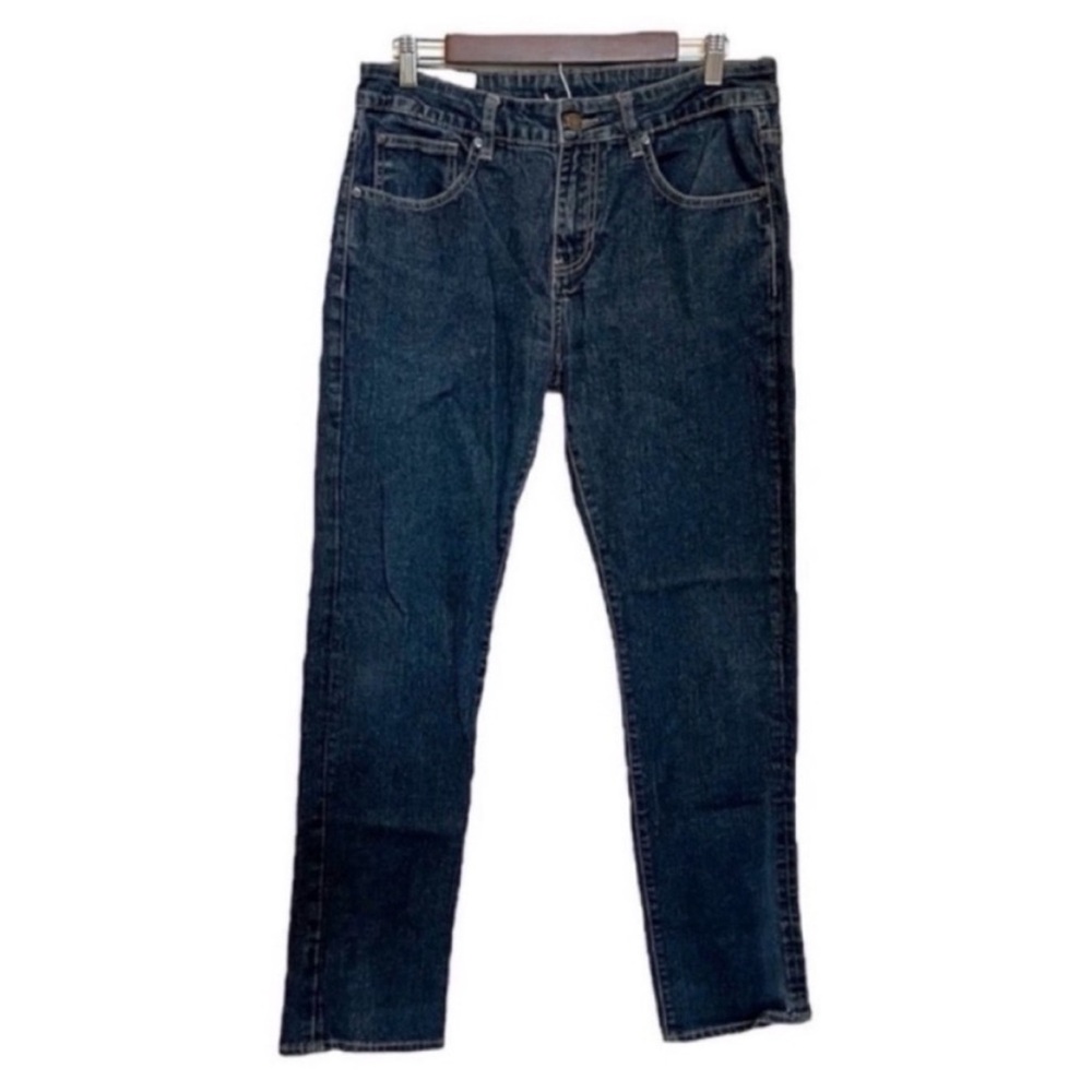 Ben Sherman Men's Slim Straight Jeans Stretch Dark Denim Wash Size W 31 L 32